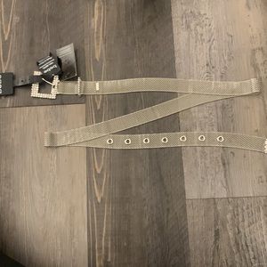 Bebe Belt in Silver , Size XL